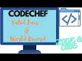 Codechef World Record Valid Pair Codechef April Long Challenge