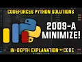 2009A Minimize Codeforces Python Solutions Explanation Walkthrough