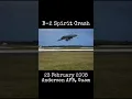 Lagu B-2 Spirit Andersen AFB Guam Crash Footage #shorts #planecrash