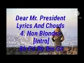Dear Mr. President (Lyrics And Chords) - 4 Non Blondes
