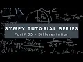 Differentiation in Python SymPy