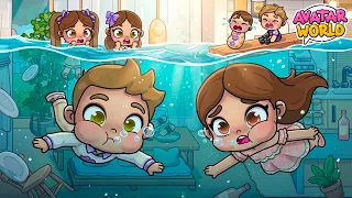 ¡NUESTRA CASA SE INUNDA POR LA TORMENTA! 🌊😱 Avatar World