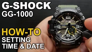 Download Gshock Mudmaster GG-1000 - Setting the time and date - Module 5476 MP3