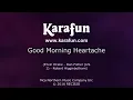 Good Morning Heartache - Billie Holiday | Karaoke Version | KaraFun