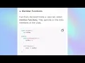 CS25401 UNIT 2 Abstraction mechanism Classes Objects member data member functions