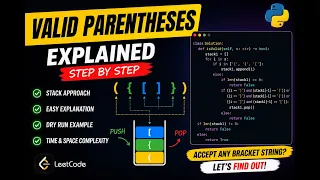LeetCode Problems in Python 20 Valid Parentheses