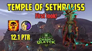 Temple of Sethraliss 12 1 PTR First Look Archon Shadow Priest Season 2 Midnight