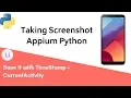 Appium Python Beginner Tutorial - Taking Screenshot