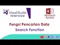 Belajar Visual Basic Membuat Fungsi Pencarian