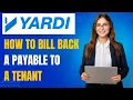 Yardi Voyager Tenant Billback Tutorial