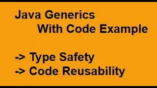 Java Generic Classes and methods