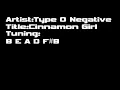 Type O Negative - Cinnamon Girl (Guitar Cover)