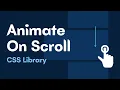 Animate On Scroll AOS - CSS Library