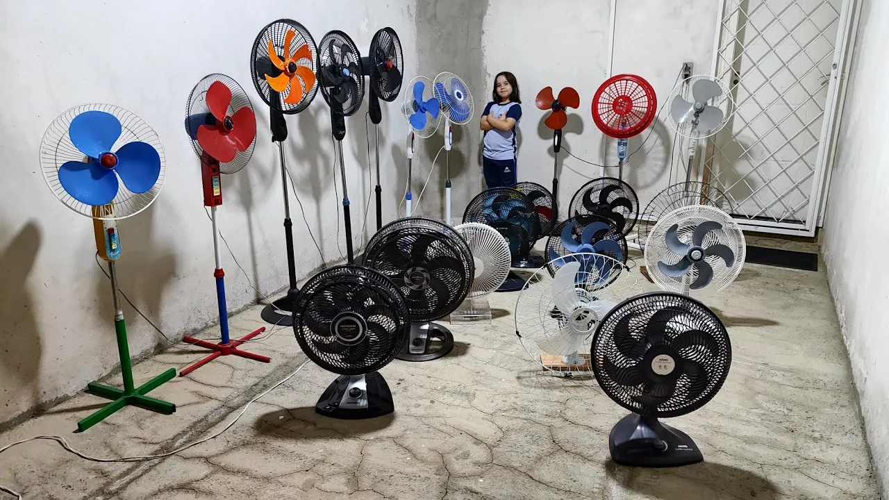 THOUR!! 21 VENTILADOR NA GARAGEM, #mondiali2022 #britânia #arno #jesus #solaster #fan #พัดลม