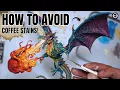 How to AVOID Coffee Stains with Speedpaints 2 0