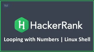 Looping with Numbers Hacker Rank Solution in Linux Shell