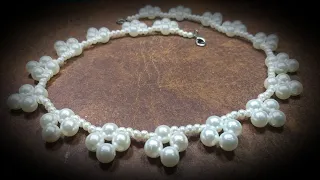 Elegante Collar...Clase #662