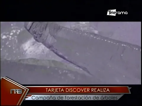 Tarjeta Discover realiza campaña de forestación de árboles