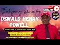 Oswald Henry Powell Thanksgiving Service