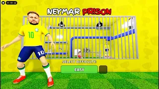 Neymar Prison Run roblox Gameplay Walkthrough No Death 4K HD (FOR KIDS)