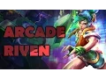 Arcade Riven Skin Spotlight Gameplay - League of Legends