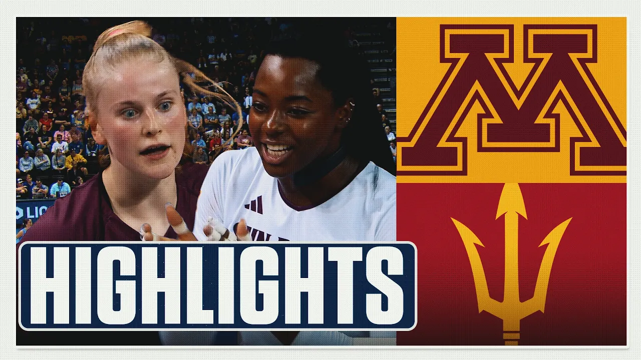 No. 14 Minnesota vs No. 12 Arizona State Highlights 🏐 Women’s Volleyball on FOX
