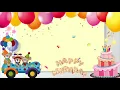 Download Lagu Template Ucapan Ulang Tahun Terbaru  | Happy Birthday Template Animation