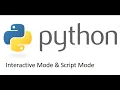 Lecture-3 CBSE Computer Science-12 Python - Interactive And Script Mode