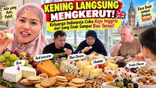KENING LANGSUNG MENGKERUT! Keluarga Indonesia Coba Keju Inggris dari yang Enak Sampai Bau Terasi!