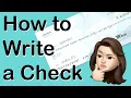 How to WRITE A CHECK The Right Way to Write Dollars Cents
