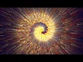 Hypnotic Spiral Tunnel Animation with Glowing Particles