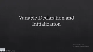 Java programming lesson 5 Variables part 2