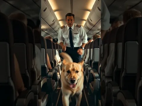 Labrador salvou os passageiros de uma explosão no avião.