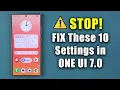 Download Lagu Don’t Use Samsung One UI 7.0 Until You Change These 10 Settings!