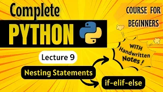 Nested If If Elif Else in Python Python for Beginners Lecture 9