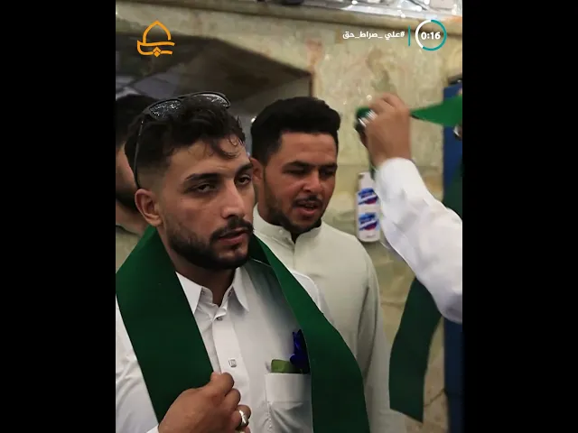 ⁣شعبة الهدايا والنذور توزع بركات عيد الغدير على الزائرين الكرام