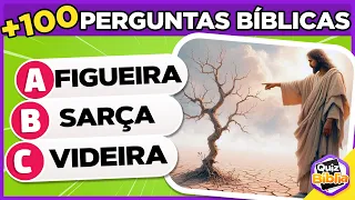 100 Perguntas Bíblicas que todo cristão deveria saber (PARTE 2)| Quiz Bíblico