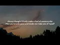 Lauren Spencer-Smith - Flowers (Lyrics)