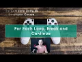 Unity 3D Game Development Tutorial for beginners - Foreach Loop break and continue