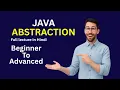 Java Abstraction Explained in Hindi Complete Lecture for Beginners to Advanced