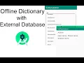 Create Offline Android Dictionary App in Android Studio