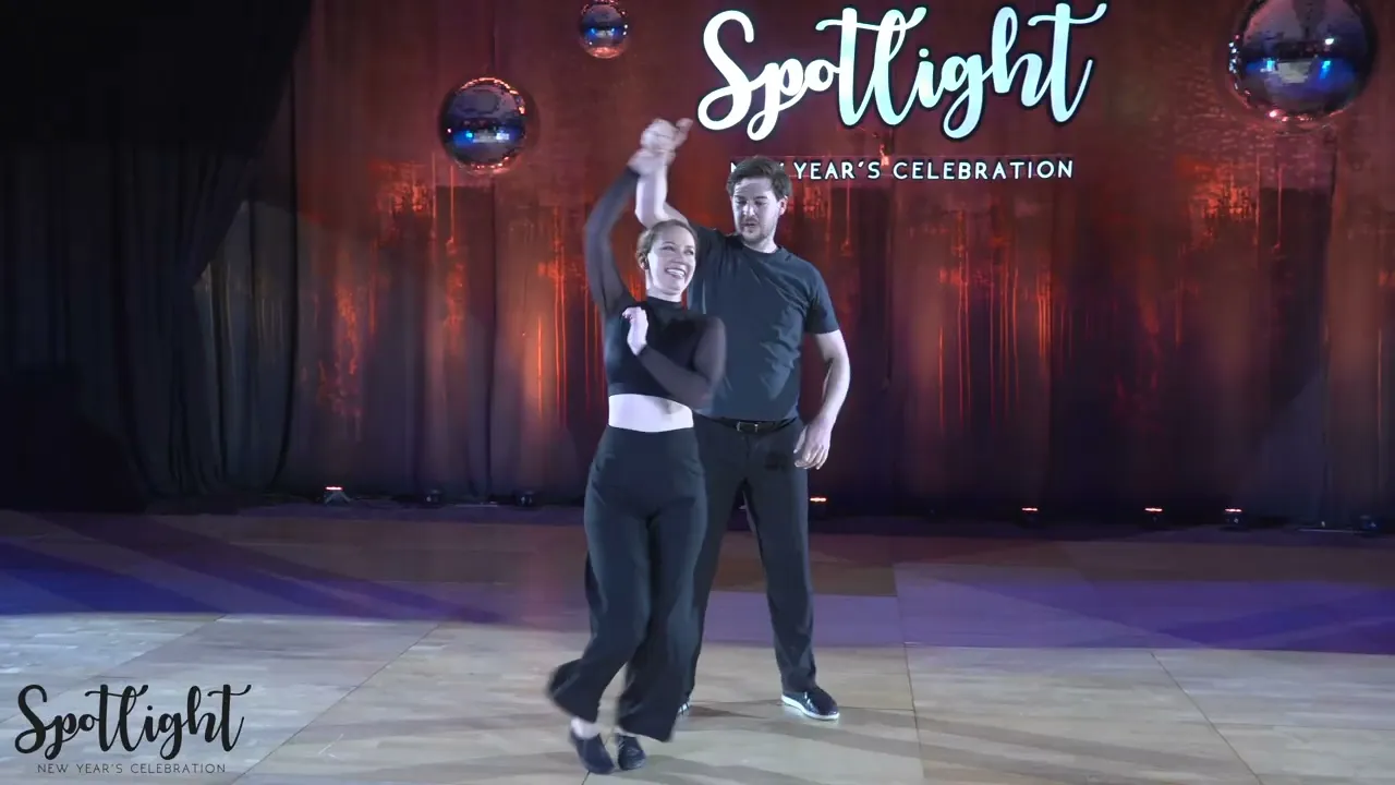 Spotlight New Year's Celebration 2025/2026 Intermediate ProAm Routine Stephanie Meyer & Joseph Carey