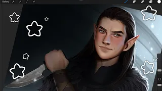 Vax ildan The Legend of Vox Machina Fan Art 2022 Procreate Time Lapse