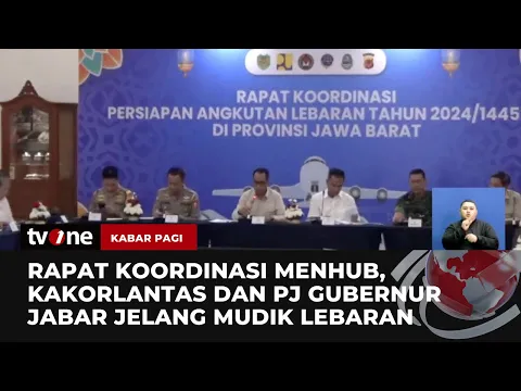 Menhub, Kakorlantas & PJ Gubernur Jawa Barat Rapat Koordinasi Persiapan Mudik Lebaran 2024