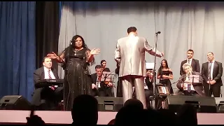 فلاح كان فايت حفلة مكتبة مصر الجديدة ١٠ مارس ٢٠٢٣ فرقة الفن الصادق أداء هيلانة 