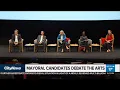 Mayoral candidates debate the arts