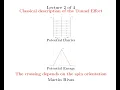 Classical description of the Tunnel Effect