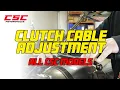 Clutch Cable Adjustment - SG400 Other CSC Models