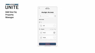 Weiser UNITE Add and Update User by Property Manager - EN
