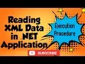 Reading XML Data in ADO NET and ASP NET Application